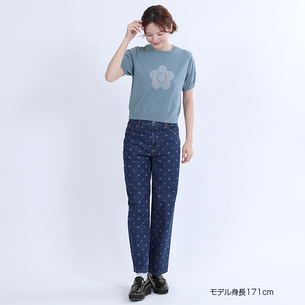 デイジーJQニット プルオーバー（ブルー）