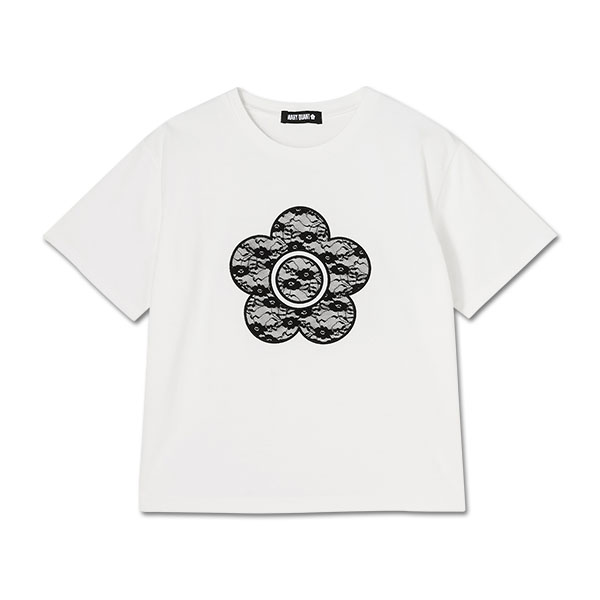 レースデイジー Tシャツ（ホワイト）