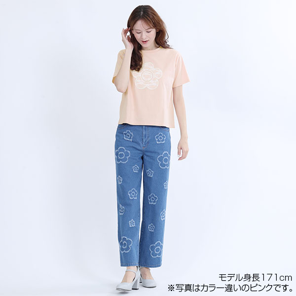 レースデイジー Tシャツ（ブルー）