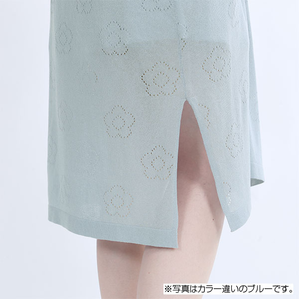 アイレットデイジーロング カーディガン（ブラック）