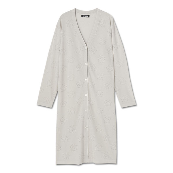 アイレットデイジーロング カーディガン（グレー）