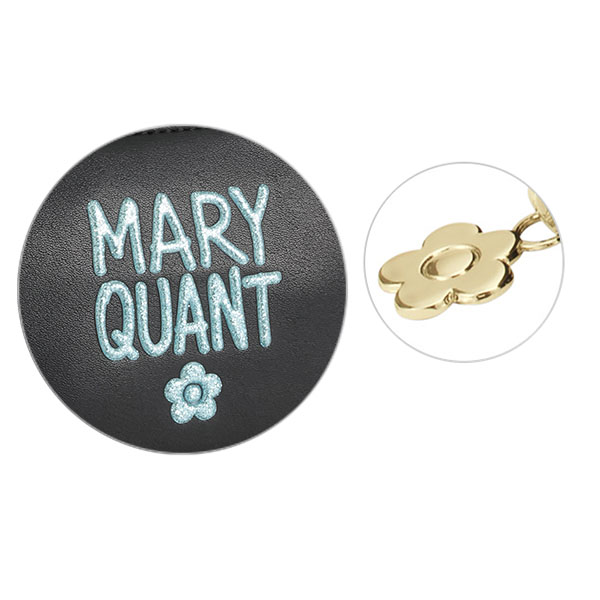 グリッターペイントロゴ 舟型ペンケース（ブラック）