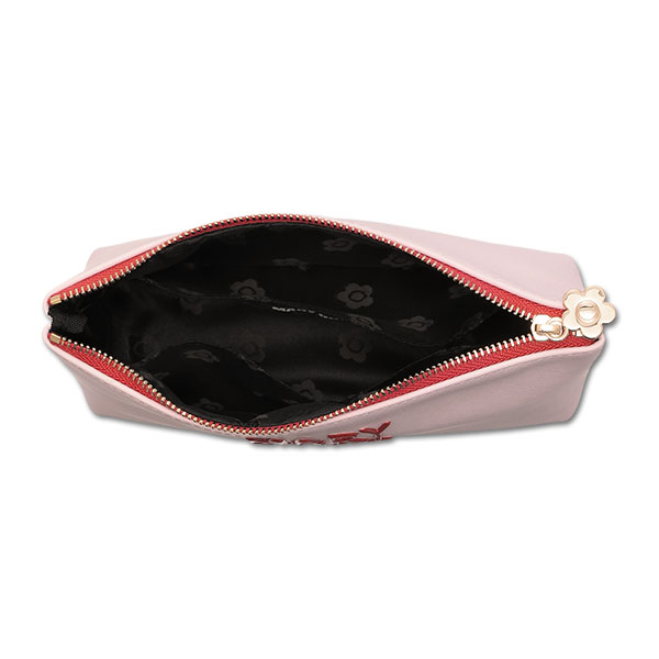 グリッターペイントロゴ 舟型ペンケース（ピンク）