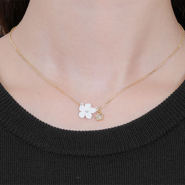 ジャスミン ネックレス（ゴールド）