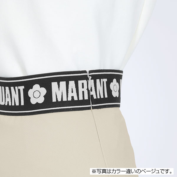 ロゴテーププリーツミニ スカート（グレー）