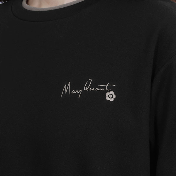 フェイクレイヤード ワンピース（ブラック）