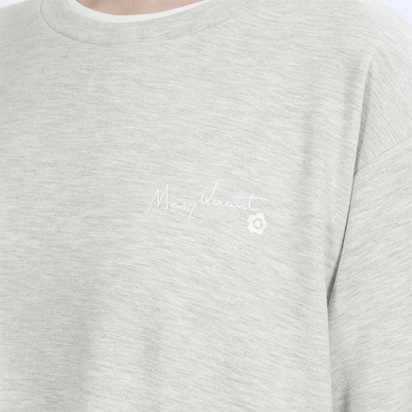 フェイクレイヤード ワンピース（グレー）