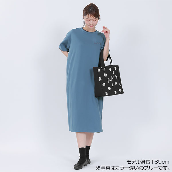 フェイクレイヤード ワンピース（グレー）