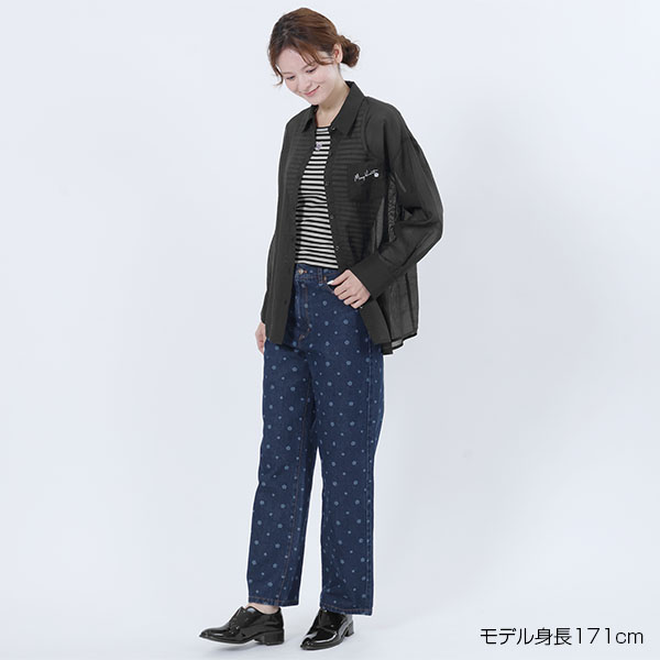 ノースリーブ プルオーバー（ブラック×ホワイト）