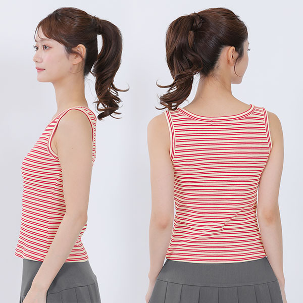 ノースリーブ プルオーバー（レッド）