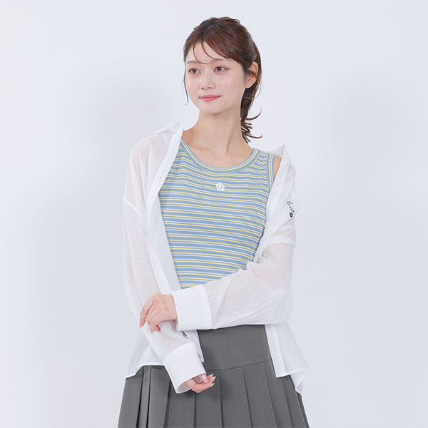 ノースリーブ プルオーバー（ブルー）