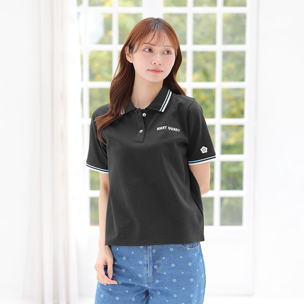 レトロロゴポロ プルオーバー（ブラック）