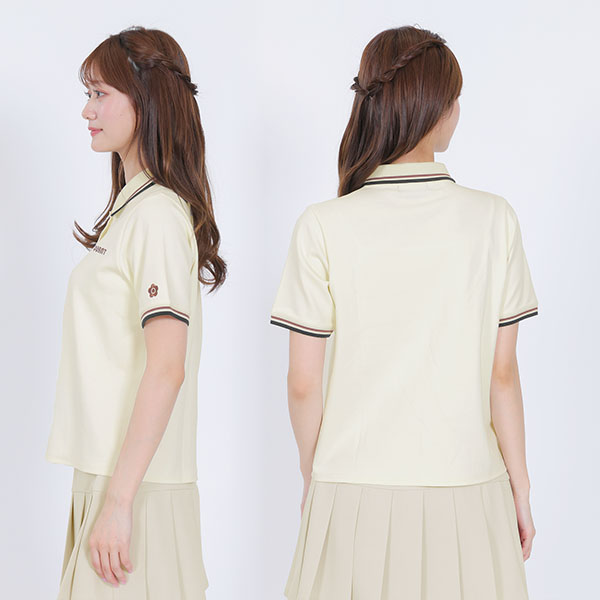 レトロロゴポロ プルオーバー（アイボリー）