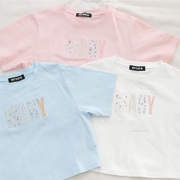 MARYアップリケロゴ Tシャツ（ブラック）