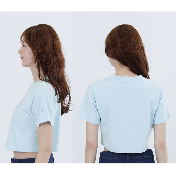 MARYアップリケロゴ Tシャツ（ブルー）