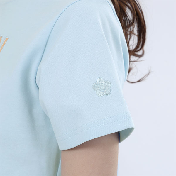 MARYアップリケロゴ Tシャツ（ブルー）