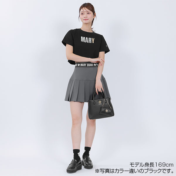 MARYアップリケロゴ Tシャツ（ブルー）