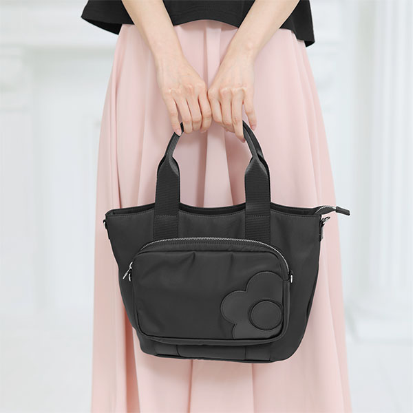 デイジーセパレート 2WAYトート（ブラック）