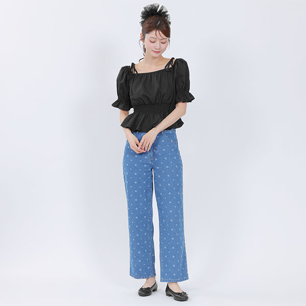 フラッフィーチュール シュシュ（ブラック）