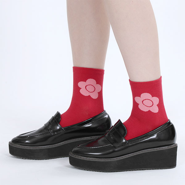 デイジーポイント ソックス（レッド）