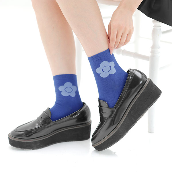 デイジーポイント ソックス（ブルー）