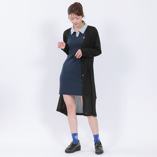 デイジーポイント ソックス（ブルー）