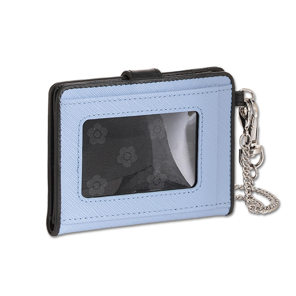 デイジーパッチスナップ2 パスケース（ブルー）