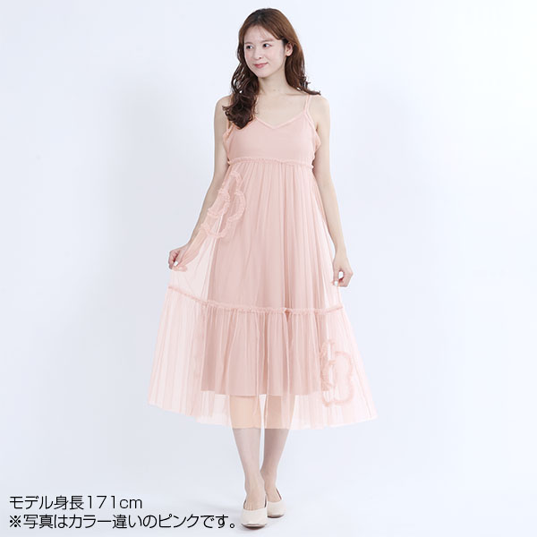 デイジーチュール ワンピース（ブラック）