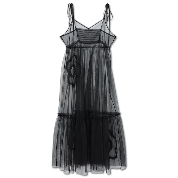 デイジーチュール ワンピース（ブラック）