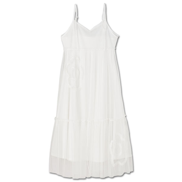 デイジーチュール ワンピース（ホワイト）