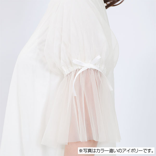 チュールフレア プルオーバー（ブラック）