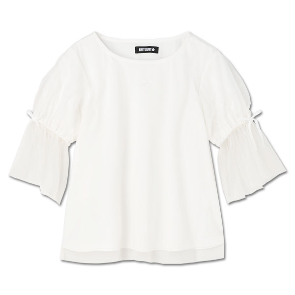 チュールフレア プルオーバー（アイボリー）