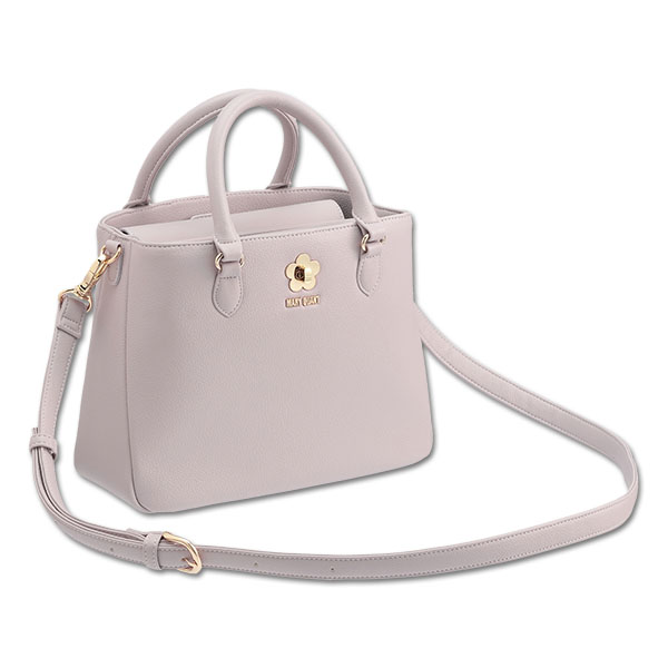 ターンロックデイジー 2WAYトート（モーヴパープル）