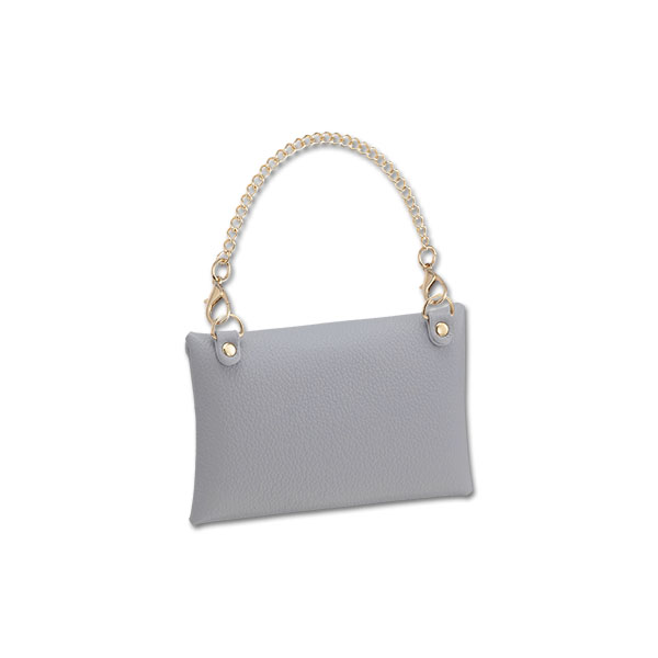 ターンロックデイジー フラップポーチ（ライトブルー）