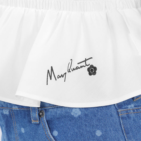 2WAYオフショル ブラウス（ホワイト）