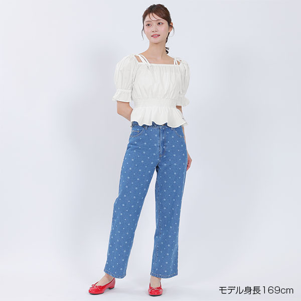 2WAYオフショル ブラウス（ホワイト）