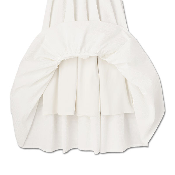 ウエストシャーリング ワンピース（ホワイト）