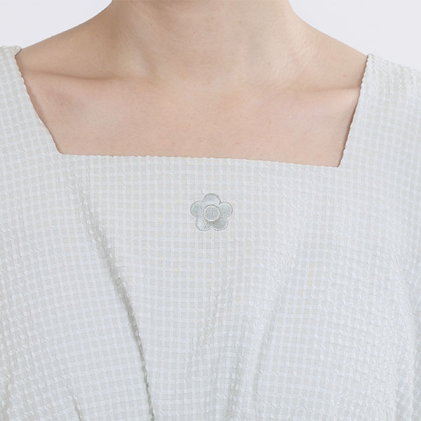 ウエストシャーリング ワンピース（ブルー）