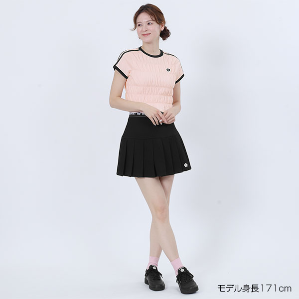 バイカラーシャーリング Tシャツ（ピンク）