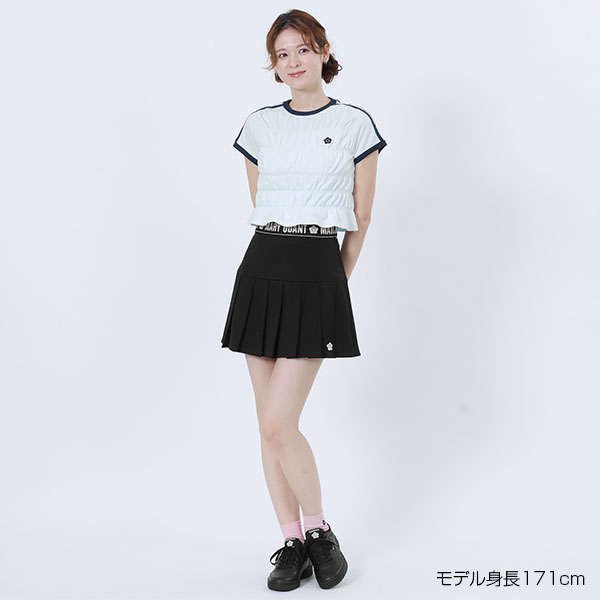 バイカラーシャーリング Tシャツ（ブルー）