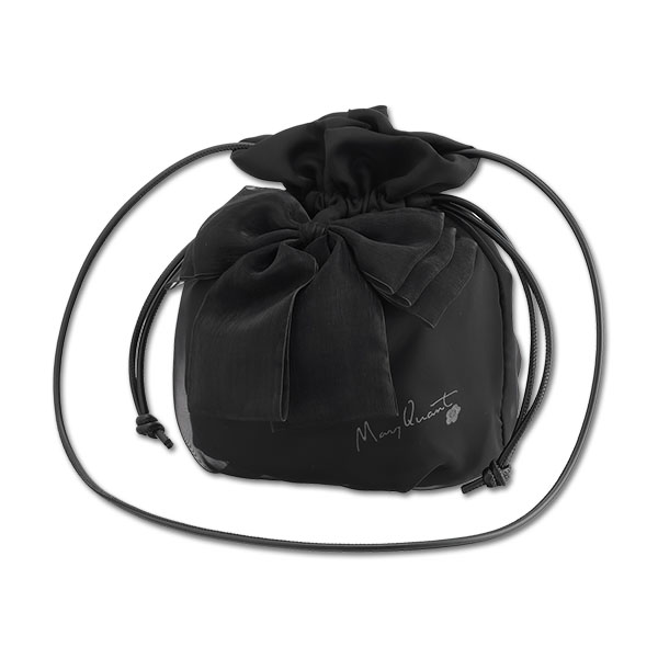 シアーリボンドロスト ショルダー（ブラック）