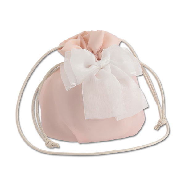 シアーリボンドロスト ショルダー（ピンク）