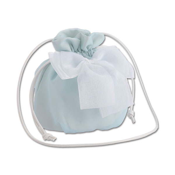 シアーリボンドロスト ショルダー（ライトブルー）