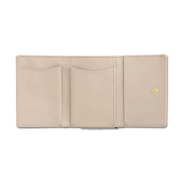 ビットメタル ミニウォレット（ベージュ）