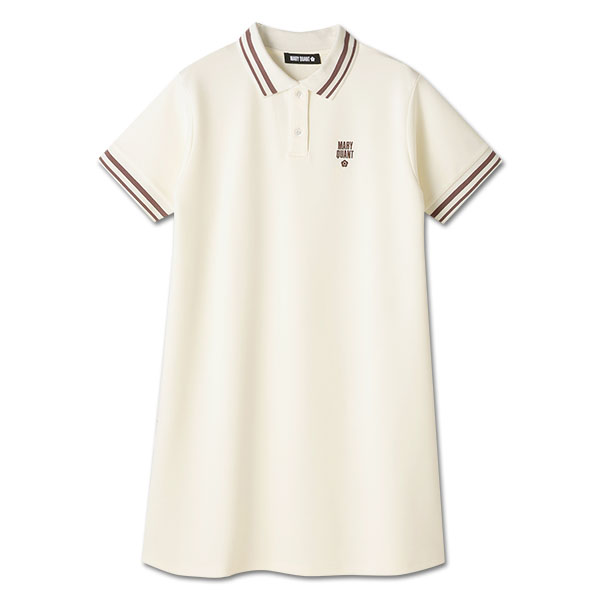 ポロライン ワンピース（アイボリー）