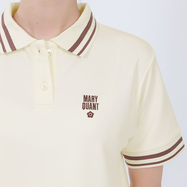 ポロライン ワンピース（アイボリー）