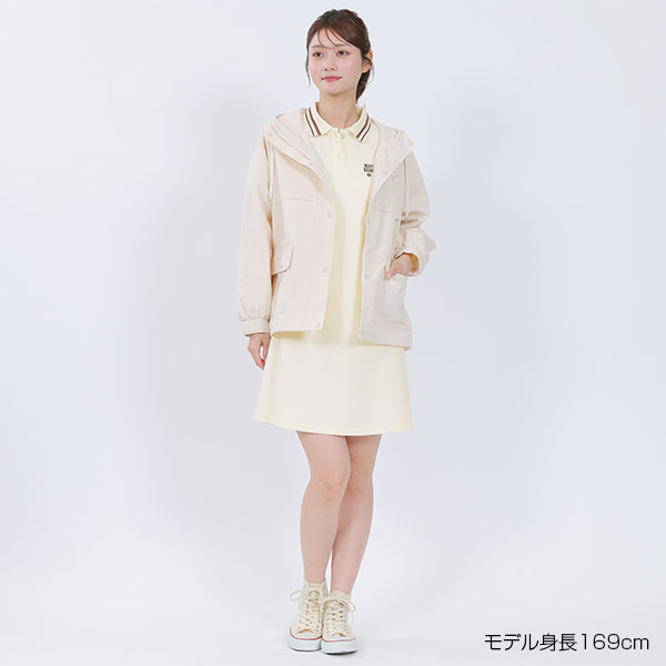 ポロライン ワンピース（アイボリー）