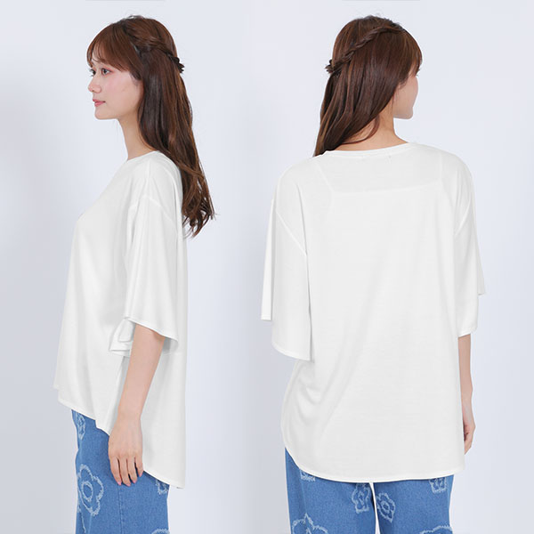 サインロゴフレア Tシャツ（ホワイト）