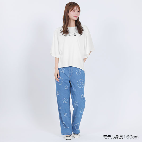 サインロゴフレア Tシャツ（ホワイト）