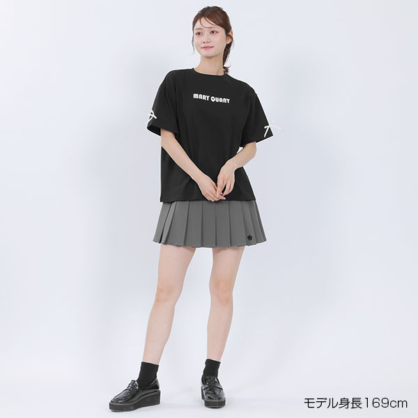 リボンロゴビッグ Tシャツ（ブラック）